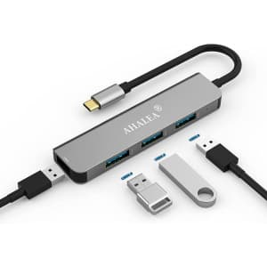 Ahalea 4-in-1 USB-C Hub for $7
