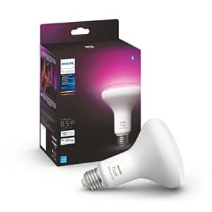 Philips Hue White & Color Ambiance BR30 LED Smart Bulbs (Bluetooth Compatible), Compatible with for $42