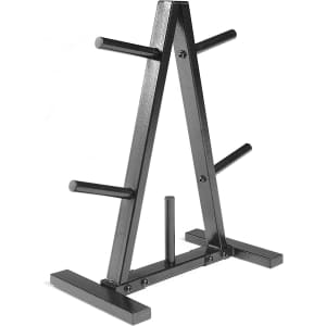 Cap Barbell Weight Plate Rack for $26