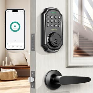 Arpha Keyless Entry Door Lock with Handle: $33.25