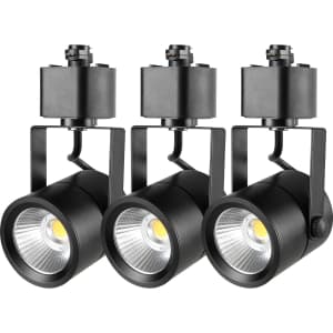 Vevor 6.5W LED Track Lighting Heads 3-Pack for $10