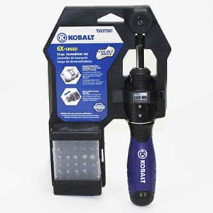 Kobalt 6x-Speed Double Drive 32-pc. Screwdriver Set for $37