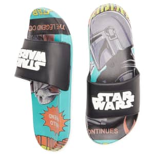 Star Wars Men's Sport Slide Sandals for $10