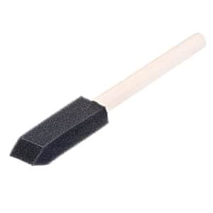 2 Inch Foam Paint Brushes Bevel Edge with Wood Handle Sponge Brush 48Pcs