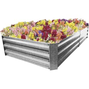 Stonegate Designs 6x3x1-Foot Galvanized Raised Garden Bed for $50 Stonegate Designs 6x3x1-Foot Galvanized Raised Garden Bed for $50