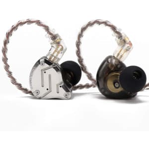 Linsoul KZ ZS10 Pro 5-Driver In-Ear Headphones w/ Microphone for $40