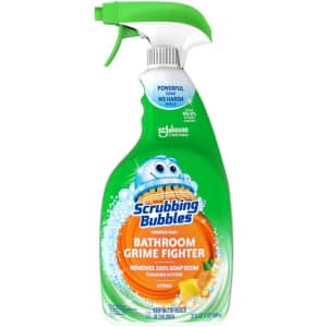 Scrubbing Bubbles Disinfectant Bathroom Grime Fighter 32-oz. Spray: 2 for $6
