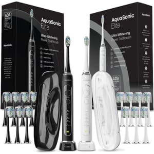 AquaSonic Elite Duo Series Electric Toothbrush Set for $75 AquaSonic Elite Duo Series Electric Toothbrush Set for $75