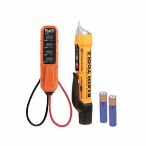 Klein Tools NCVT3PKIT Electrical Test Kit, Dual-Range Non-Contact Voltage Tester with Flashlight, for $35