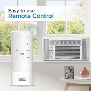 Black + Decker BLACK+DECKER BD10WT6 Window Air Conditioner with Remote Control, 10000 BTU, Cools Up to 450 Square for $265 Black + Decker BLACK+DECKER BD10WT6 Window Air Conditioner with Remote Control, 10000 BTU, Cools Up to 450 Square for $265