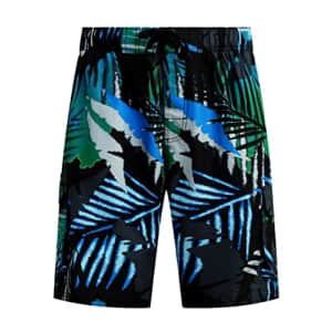Kanu Surf Men's Standard Bellaire Swim Trunks (Regular & Extended Sizes), Polynesia Black/Green, for $20 Kanu Surf Men's Standard Bellaire Swim Trunks (Regular & Extended Sizes), Polynesia Black/Green, for $20