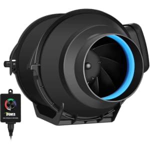 iPower 4" Inline Duct Fan w/ Variable Speed Controller for $50