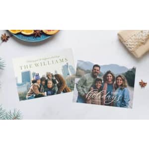 Custom Holiday Cards or Invitations from Staples at Groupon: Up to 50% off