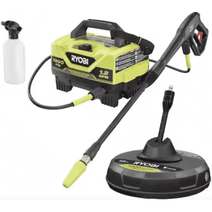Ryobi 1800-PSI Cold Water Corded Electric Pressure Washer w/ Surface Cleaner for $119