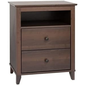 Prepac Yaletown 2-Drawer Tall Nightstand for $107