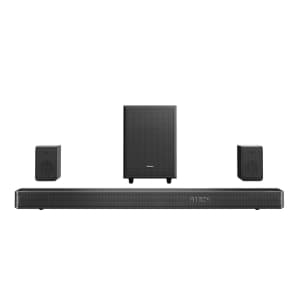 Hisense AX Series 5.1.2 Ch 420W Soundbar with Wireless Subwoofer for $129