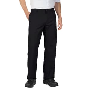 Dickies Men's Relaxed Fit Straight Leg Flat Front Flex Pants for $11