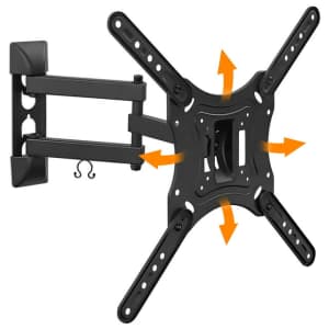 Mount-It! Full Motion TV Wall Mount for $16