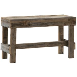 Del Hutson Designs Barnwood 34" Reclaimed Wood Bench for $50 Del Hutson Designs Barnwood 34" Reclaimed Wood Bench for $50