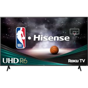 Hisense R6 Series 50R6G 50" 4K HDR LED UHD Smart Roku TV for $250 Hisense R6 Series 50R6G 50" 4K HDR LED UHD Smart Roku TV for $250