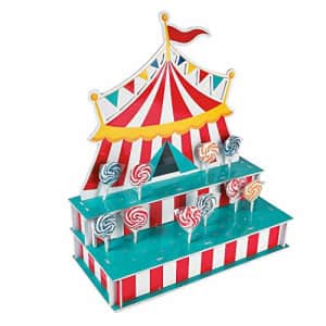 Fun Express Circus Tent Shaped Lollipop Stand - Foam Base - Holds 48 Suckers - Circus Party Supplies for $11
