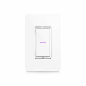 iDevices IDEV0008HW Wi-Fi Smart Wall Switch-Works with Alexa, Siri and The Google Assistant, White for $60