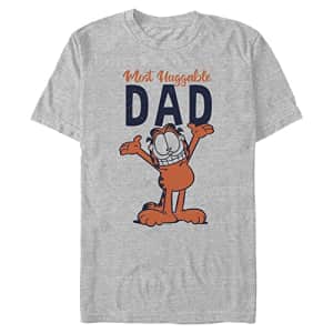 Nickelodeon Men's Big Huggable DAD T-Shirt, Athletic Heather, 3X-Large Tall for $9