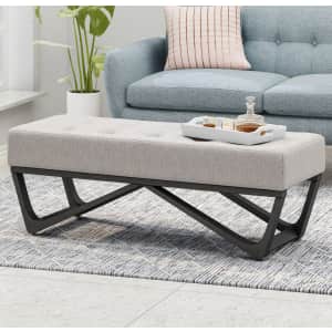 Noble House Assisi 47" Bentwood Ottoman Bench for $97