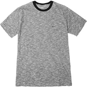 RVCA Men's Double Dip Striped KniT-Shirt Black Small for $11