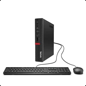 Lenovo ThinkCentre M720q 10T7002CUS Desktop Computer - Intel Core i5 8th Gen i5-8400T 1.70 GHz - 8 for $143