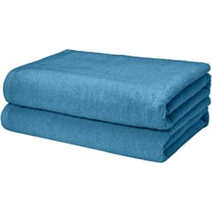 Amazon Basics - 2 Piece Quick-Dry Oversize Bath Towel, 100% Cotton, Lake Blue, 54" x 30" for $15 Amazon Basics - 2 Piece Quick-Dry Oversize Bath Towel, 100% Cotton, Lake Blue, 54" x 30" for $15