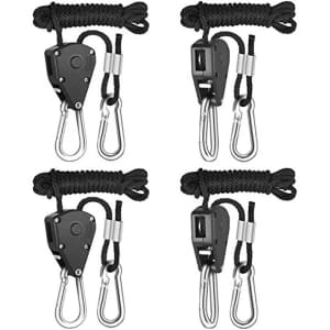 iPower 1/8" 8ft Rope Clip Hanger 2-Pack for $10