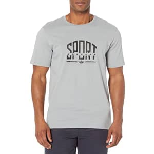 Dockers Men's Slim Fit Short Sleeve Graphic Tee Shirt-Legacy (Standard and Big & Tall), (New) Ash for $10