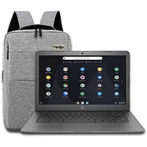 2021 HP 14" Touch-Screen Chromebook, Intel Celeron N3350 Processor, 4GB RAM, 32GB eMMC Storage, for $199