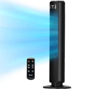 LEVOIT Classic 36 Inch Bladeless Tower Fan, 25ft/s Innovative Dynamic Wind, 90 Oscillating Spacious for $70