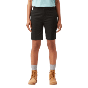 Dickies Women's Perfectly Slimming Flex Shorts for $13