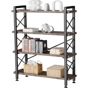 4-Shelf Open Bookcase for $40