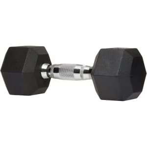 Amazon Basics 10-lb. Rubber-Encased Hex Dumbbell for $10 Amazon Basics 10-lb. Rubber-Encased Hex Dumbbell for $10
