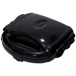 Amazon Basics Waffle, Sandwich Maker and Grill 3-in-1 Black, 700W for $33