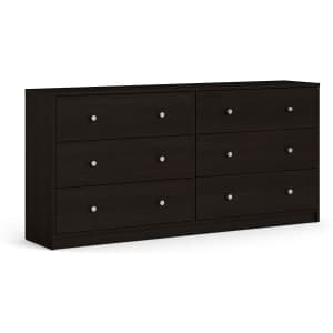 Tvilum Portland 6-Drawer Double Dresser for $161