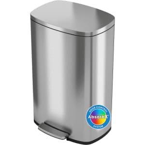 iTouchless SoftStep 13.2-Gallon Kitchen Trash Can for $90 iTouchless SoftStep 13.2-Gallon Kitchen Trash Can for $90