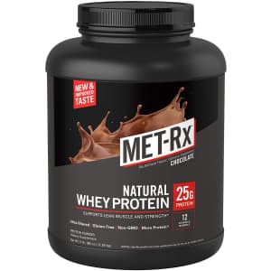 MET-Rx Natural Whey Protein Powder 5-lb. Container for $27 via Sub & Save MET-Rx Natural Whey Protein Powder 5-lb. Container for $27 via Sub & Save