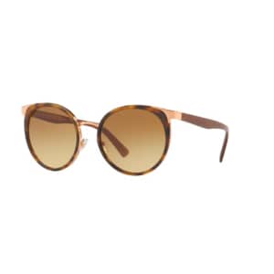 Versace Woman Sunglasses Havana Frame, Brown Gradient Lenses, 54MM for $59
