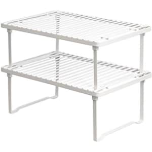 AmazonBasics Stackable Kitchen Storage Shelves for $15 AmazonBasics Stackable Kitchen Storage Shelves for $15