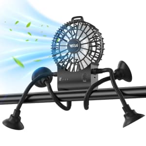 Varai Freestyle Small Robot Fan with Suction and Stand for $10 Varai Freestyle Small Robot Fan with Suction and Stand for $10