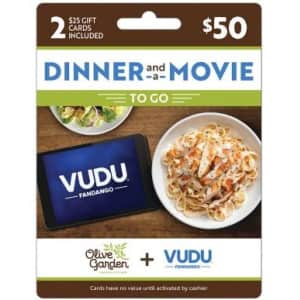 Olive Garden/Vudu $50 Value Gift Cards Bundle for $48 for members
