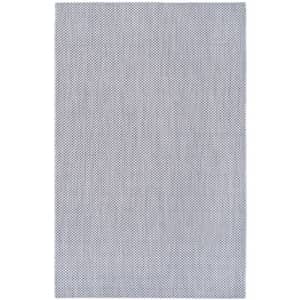Safavieh Courtyard Collection CY8521-36812 Grey and Navy Indoor/ Outdoor Area Rug (2'7" x 5') for $20