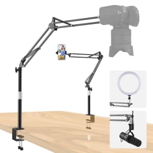 Taisioner Overhead Camera Mount Desk Stand for $24