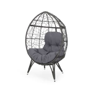 GDF Studio Keondre Indoor Wicker Teardrop Chair with Cushion for $218 GDF Studio Keondre Indoor Wicker Teardrop Chair with Cushion for $218