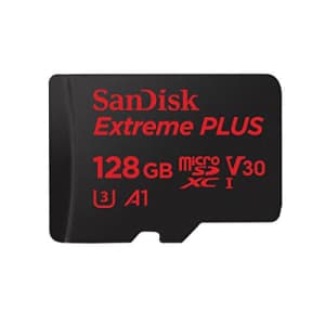 SanDisk Extreme PLUS 128GB microSDXC UHS-I Card - SDSQXBG-128G-GN6MA for $65